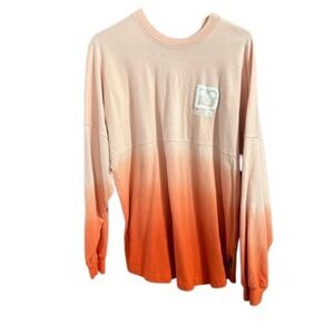 #384 Disney Spirit Jersey Ombre’ colors peachy to orange/coral medium